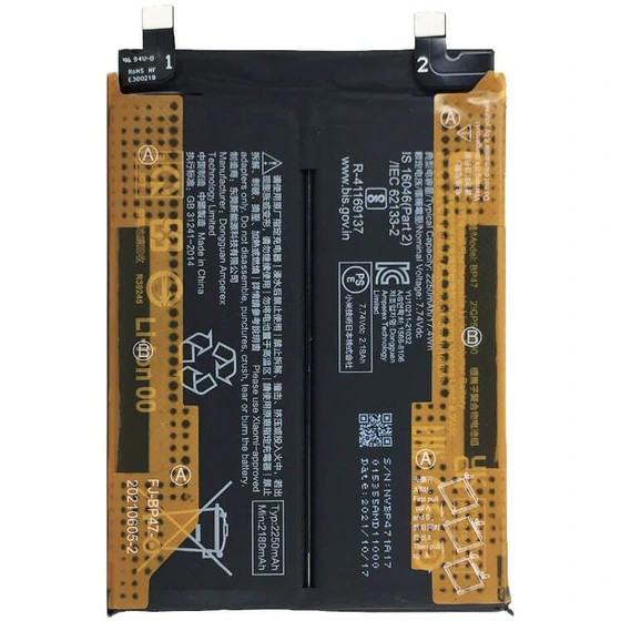 باتری شیائومی note 11 4g BP47 اصلی ۱۰۰٪با یک سال گارانتی