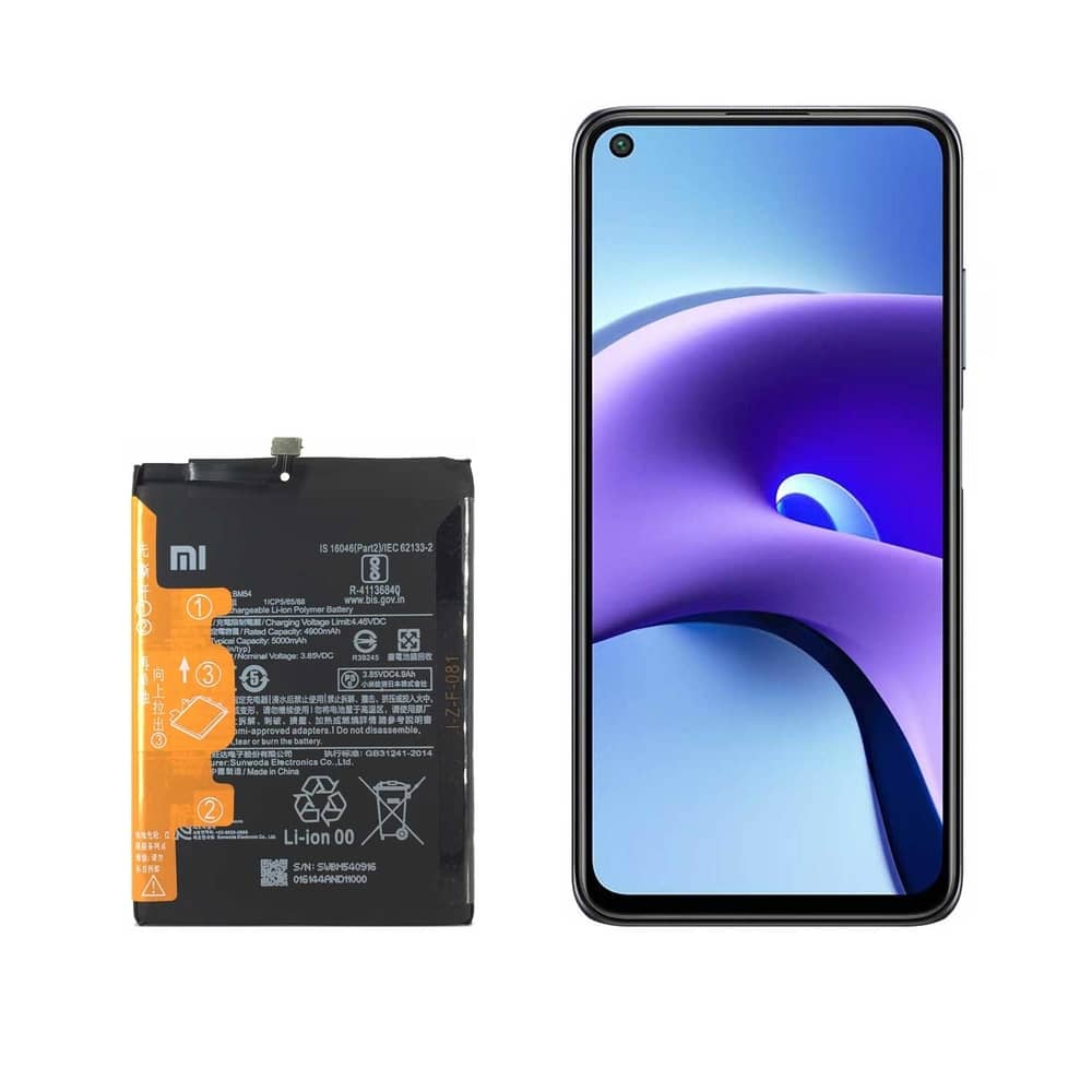 باتری شیائومی Redmi note 9t Bm54  اصلی ۱۰۰٪با یک سال گارانتی